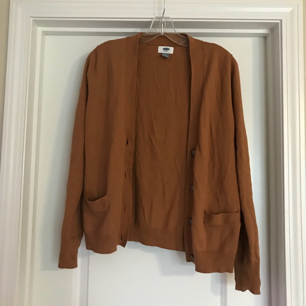 Old navy burnt orange cardigan